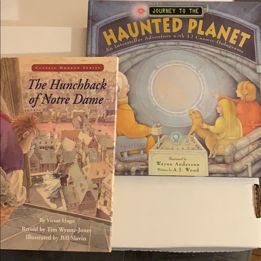 SALE!! Set of 2 hard cover haunted topics